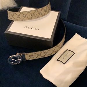 Men’s GUCCI belt reversible
